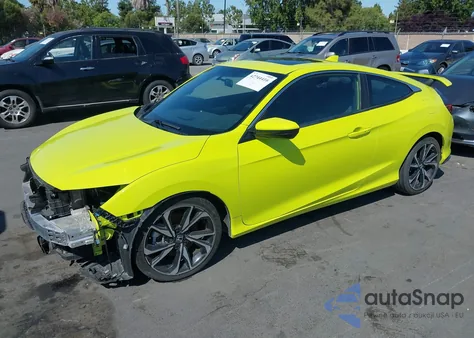 2019 Honda Civic Si из США, поврежденный, VIN 2HGFC3A56KH751276